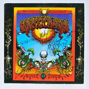 GRATEFUL DEAD – AOXOMOXOA Podpisany album x6 - J. Garcia, R. Pig Pen McKernan z córką
