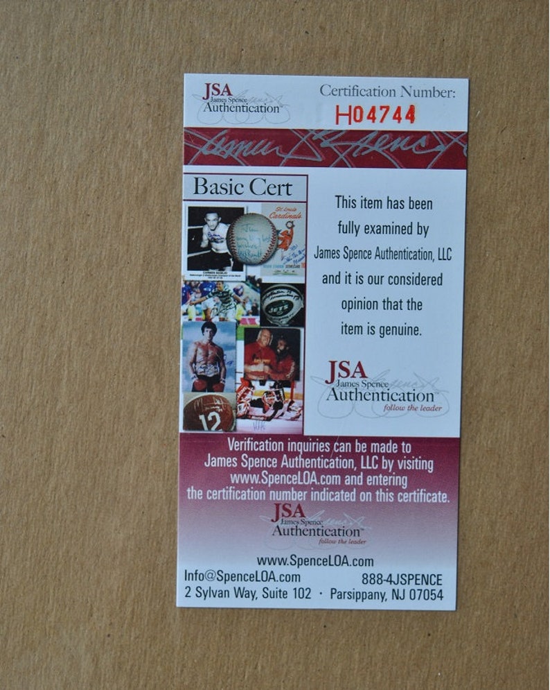 Jsa Authentication Address ALICE COOPER SIGNED Photo - Vincent Damon Furnier - School's Out ...