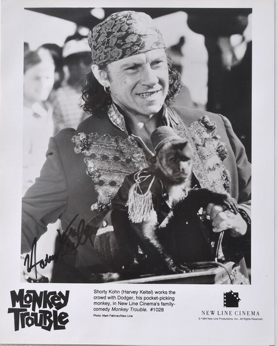 HARVEY KEITEL Signed Photo - Monkey Trouble W/coa - Etsy
