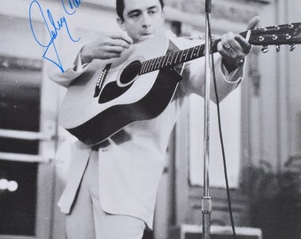 JOHNNY CASH Signed Autographed Photo - I Walk the Line - Ring of Fire w/COA