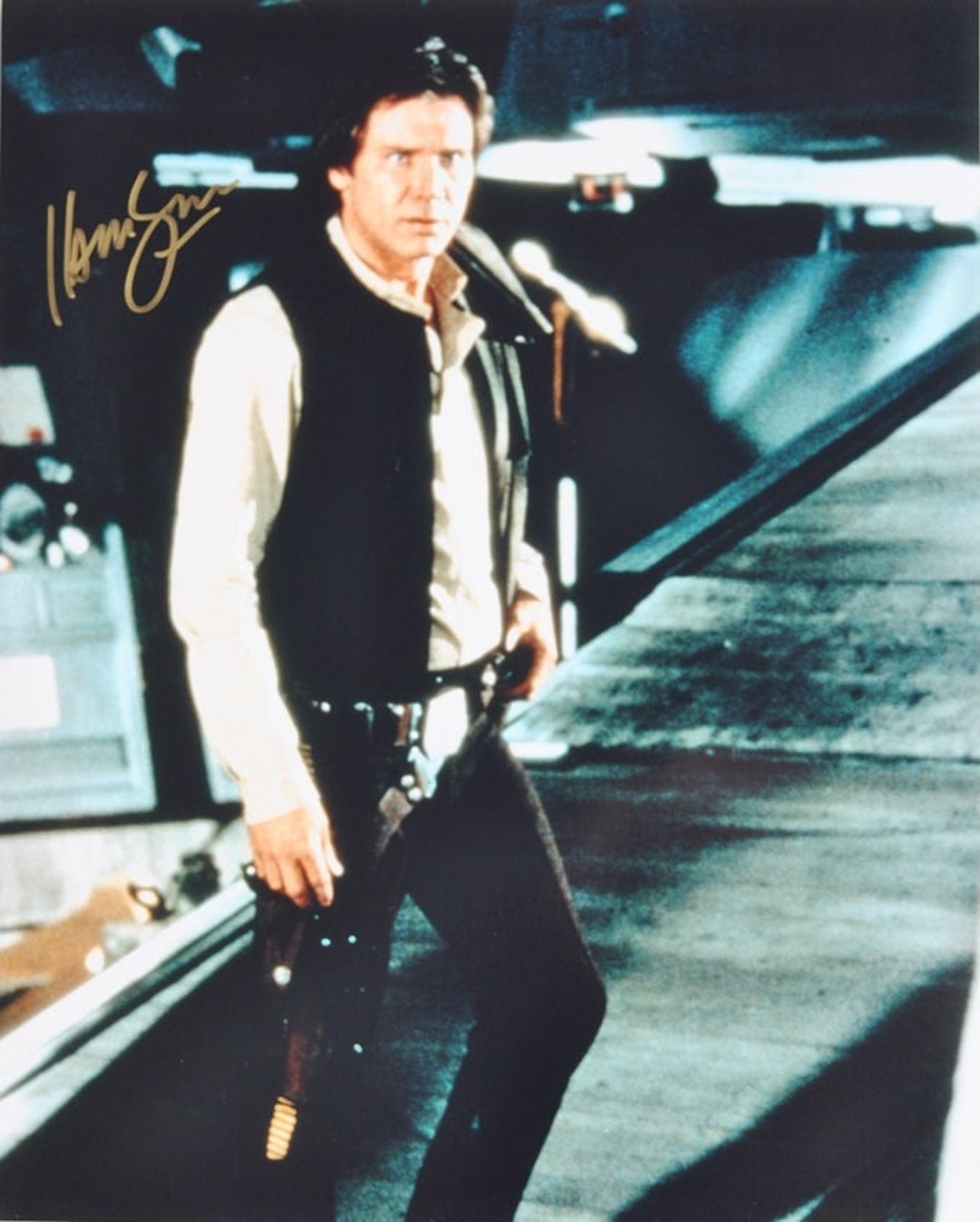HARRISON FORD signed autographed photo Star Wars pose COA hologram