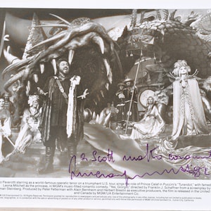 LUCIANO PAVAROTTI Signed photo - Yes, Giorgio w/COA