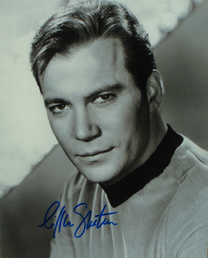 ウィリアム・シャトナー レナード・ニモイ 直筆サイン入りフォト