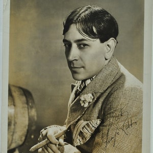GEORGE RAFT Foto firmada - The Bowery - Bolero - A algunos les gusta caliente con COA