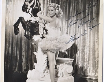 GLORIA DeHAVEN SIGNED Photo - Modern Times, Three Little Words  w/coa