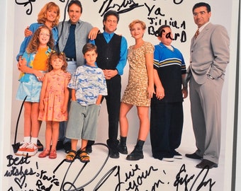 HILLER AND DILLER Cast Signed Photo x8 - Kevin Nealon, Eugene Levy, Richard Lewis + w/coa
