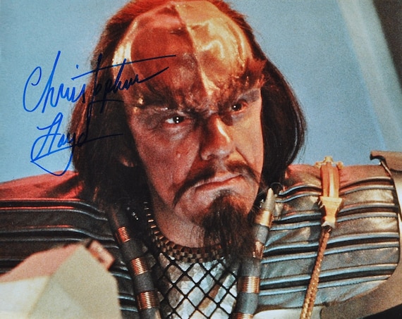 CHRISTOPHER LLOYD Signed Photo - Star Trek III, Search for