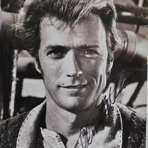 CLINT EASTWOOD Signed Photo - Paint Your Wagon - Dirty Harry - Unforgiven  w/COA