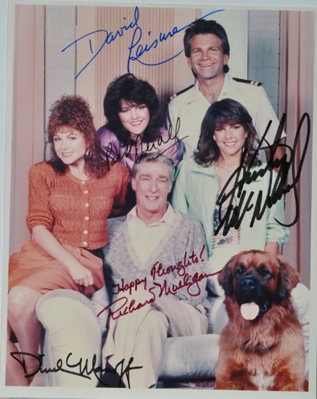 EMPTY NEST CAST Signed Photo X5- Richard Mulligan, David Leisure, Park ...