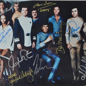 ウィリアム・シャトナー レナード・ニモイ 直筆サイン入りフォト