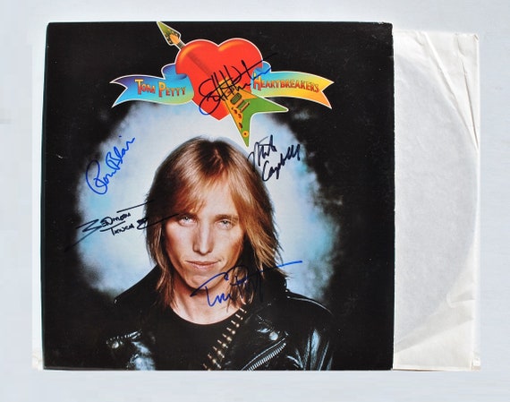 レア　トムペティ　直筆サイン　CD tom petty TOM PETTY and the HEARTBREAKERS Signed Debut Album X5 - Tom