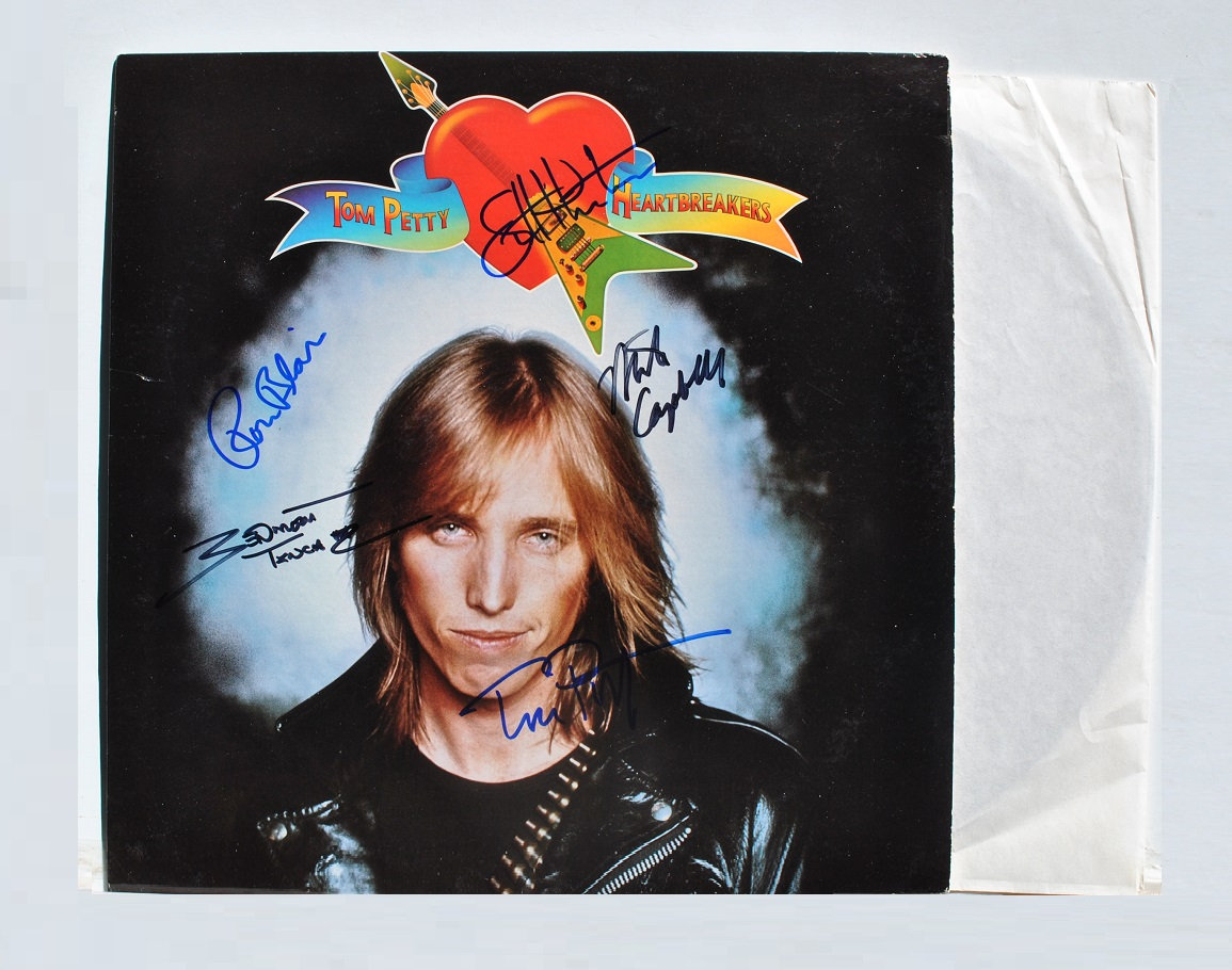 TOM PETTY and the HEARTBREAKERS Signed Debut Album X5 - Tom Petty