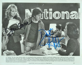 DUSTIN HOFFMAN & Teri Garr Cast Signed Photo - TOOTSIE w/coa