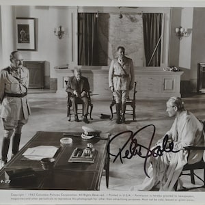 PETER O&#39;TOOLE SIGNED Photo - Lawrence Of Arabia  w/coa