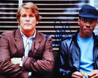 Eddie Murphy & Nick Nolte Cast Signed Photo X2 - 48 Hours w/COA