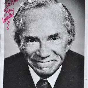 RAY WALSTON SIGNED Photo - My Favorite Martian, Damn Yankees  w/coa