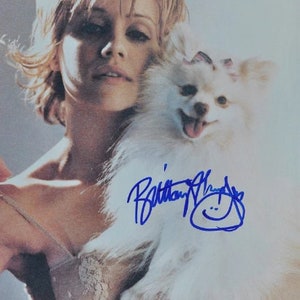 Foto assinada por BRITTANY MURPHY - Garota interrompida - Drop Dead Gorgeous w/coa