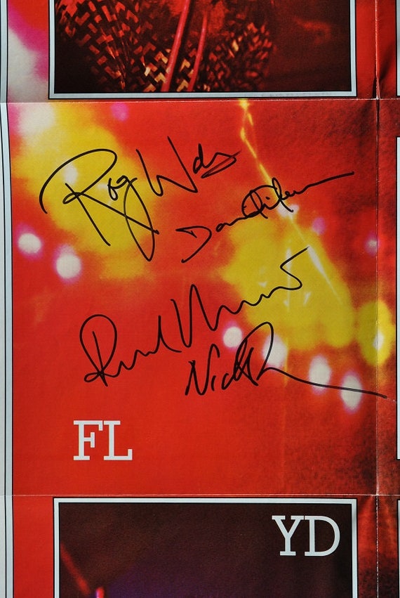 【40CD+20DVD 直筆サイン】THE WHO: 2006 TOUR V.2 PINK FLOYD Signed Poster - Dark Side of the Moon- Roger Waters +
