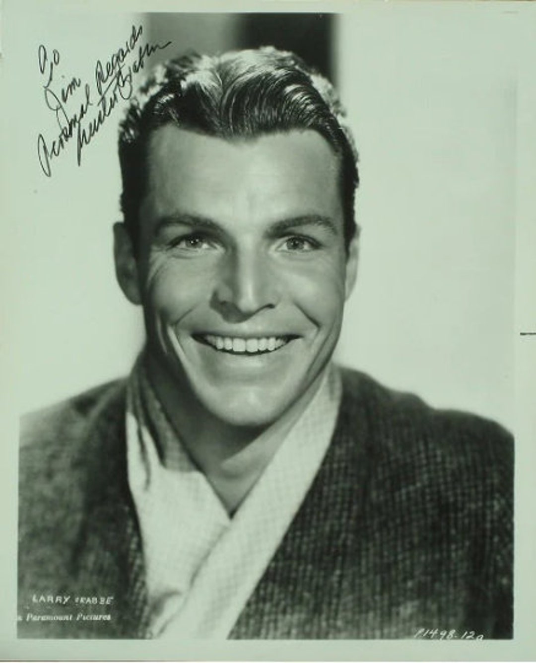 Clarence Linden Crabbe II (February 7, 1908 – April 23, 1983), known  professionally as Buster Crabbe, was an American two-time Olympic swimmer  and film and television actor. He is best known for