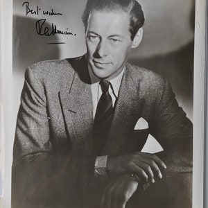REX HARRISON SIGNED Photo - My Fair Lady - The Ghost and Mrs. Muir - Cleopatra  w/coa