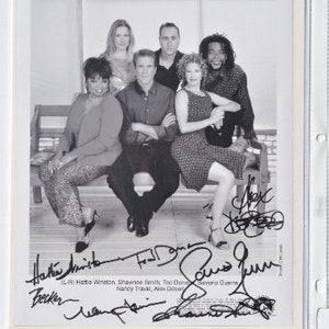 BECKER CAST SIGNED Photo X6 - Ted Danson, Hattie Winston, Shawnee Smith, Saverio Guerra, Nancy Travis, Alex Desert w/coa