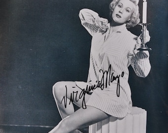 VIRGINIA MAYO Signiertes Foto – The Princess And The Pirate, White Heat w/coa