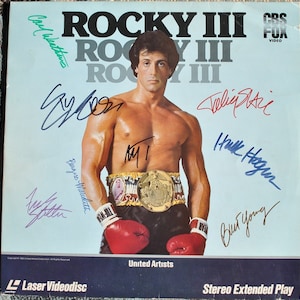 Sylvester stallone signed - Etsy 日本