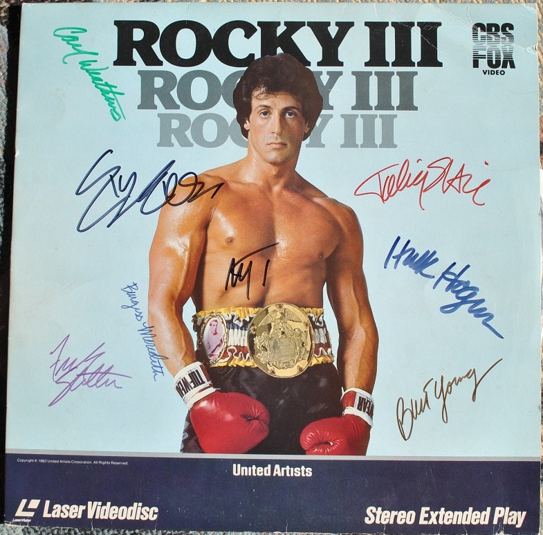 ロッキー　シルヴェスター・スタローン 直筆サイン入り写真 保証書付き　sk1 ロッキー シルヴェスター・スタローン 直筆サイン入り写真 保証書付