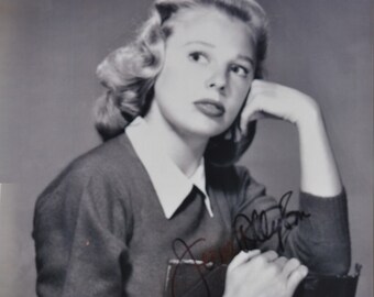 JUNI ALLYSON Signiertes Foto – Vierzig Karat, Too Young To Kiss w/coa