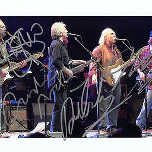 Crosby Stills, Nash and Young SIGNED PHOTO X4 -  w/COA
