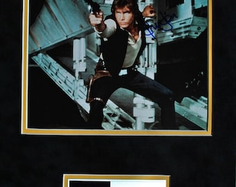 スター・ウォーズ - ハリソン・フォードの直筆サイン入り額入り写真