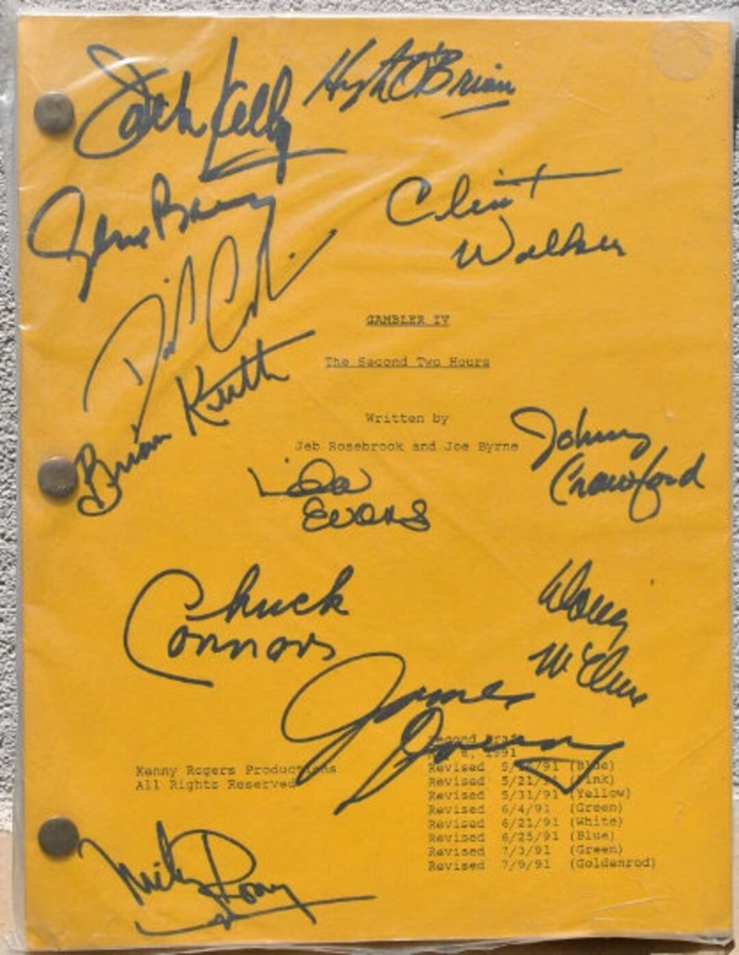 GAMBLER IV - Mini Series Film Script 1991 - 