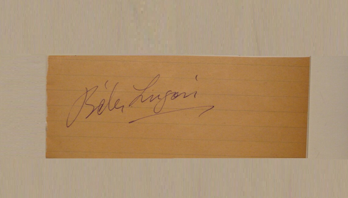 BELA LUGOSI Signed Autographed Page & Photo - Count Dracula W/coa - Etsy
