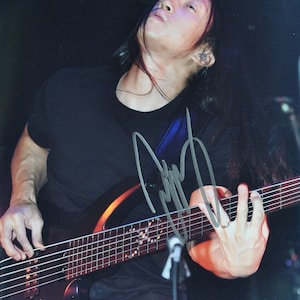 JOHN MYUNG Signed Photo – Dream Theater w/coa