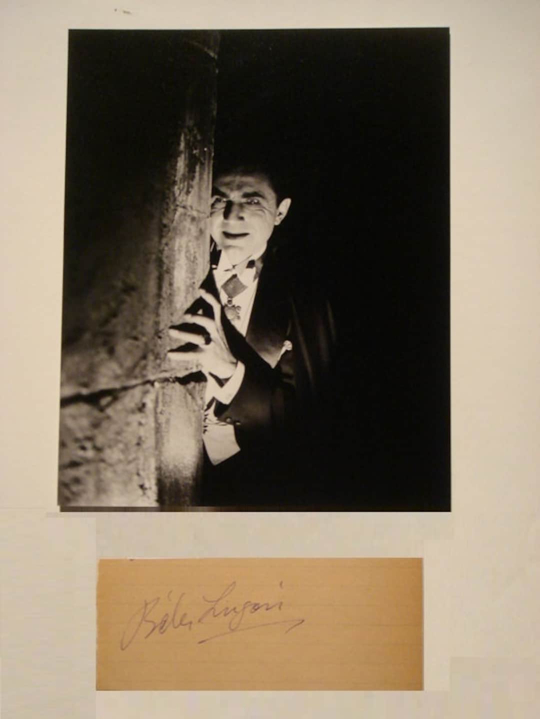 BELA LUGOSI Signed Autographed Page & Photo - Count Dracula W/coa - Etsy