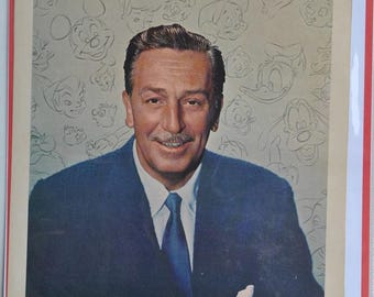 ウォルト・ディズニーのサイン入りページと写真