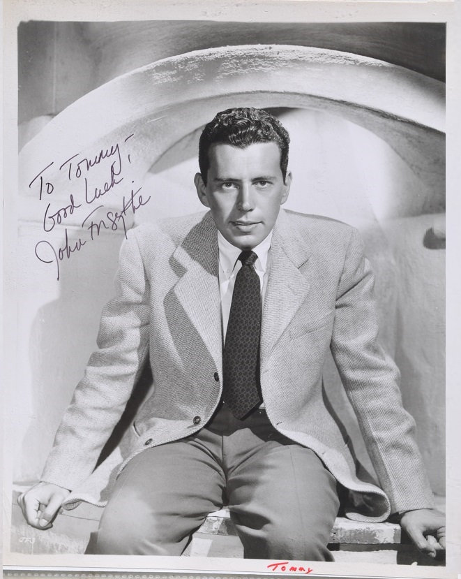 JOHN FORSYTHE Signed Photo It Happens Every Thursday, the Trouble With