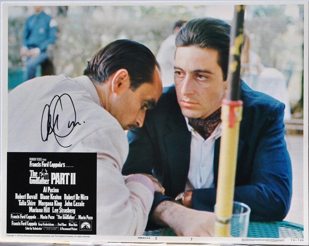 サインフォト・ゴッドファーザーパートII アル・パチーノ サイン入り写真 - ゴッドファーザー パート2 - 11