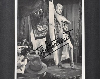 BRIGITTE BARDOT SIGNED Matted Photo - 11"x 14" w/coa