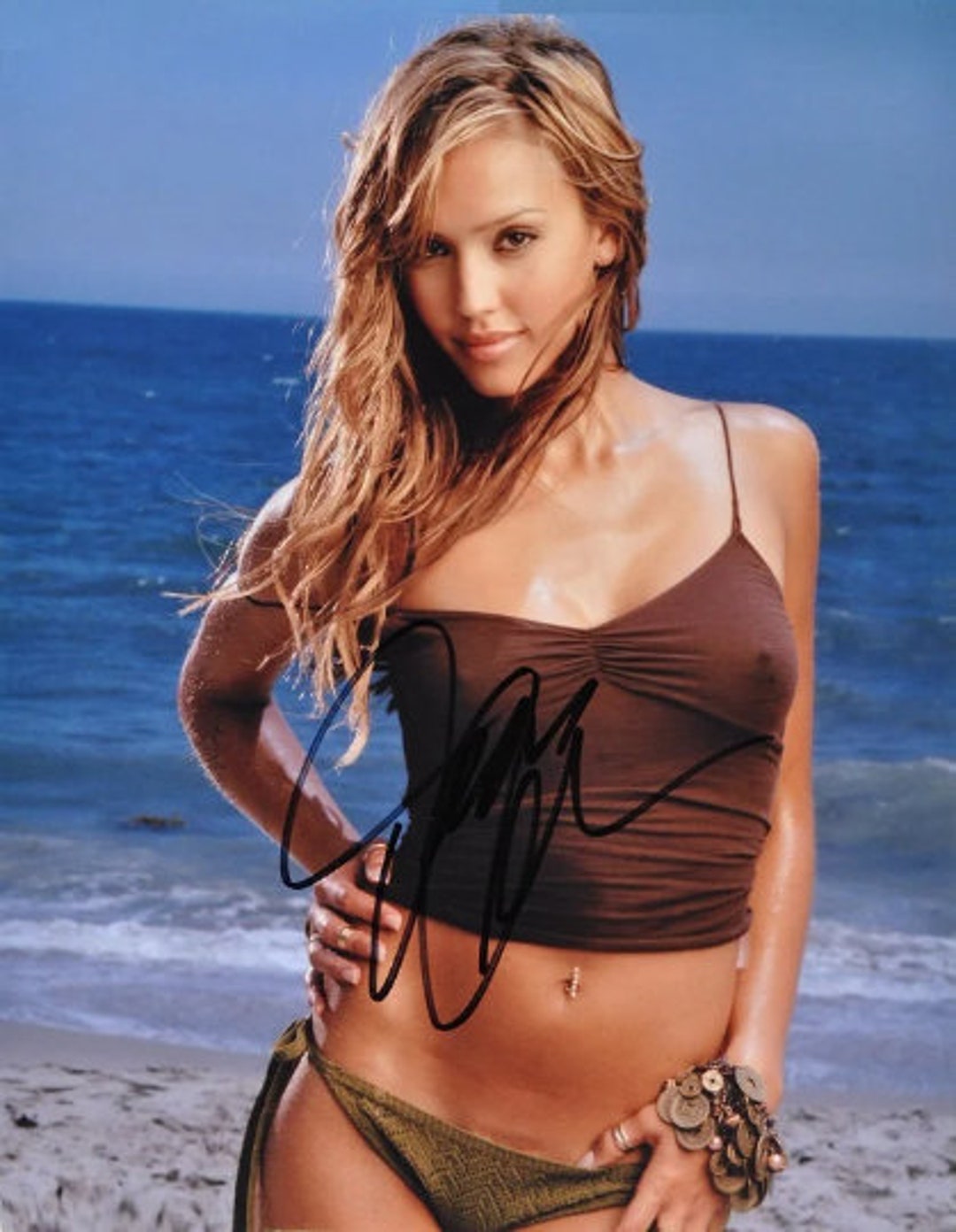 Jessica alba outlet belly ring