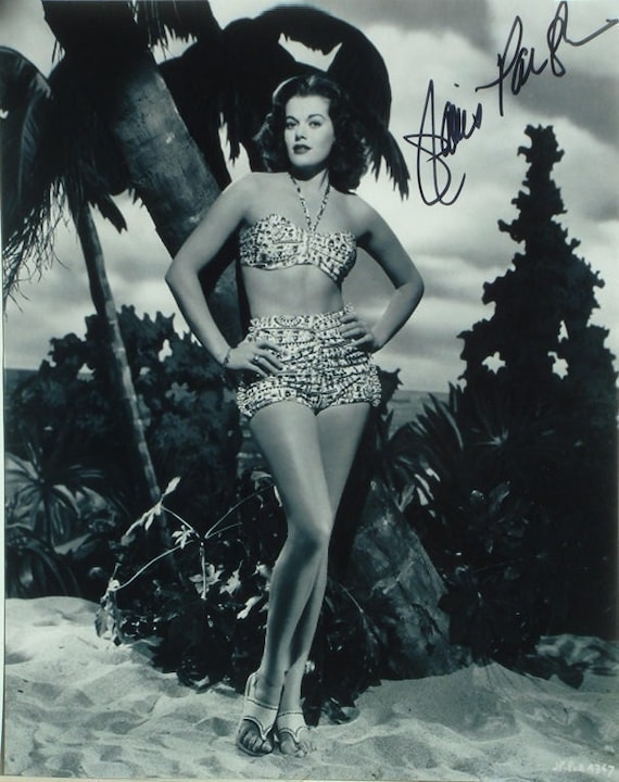 JANIS PAGE SIGNED Photo Silk Stockings Follow The Boys w coa