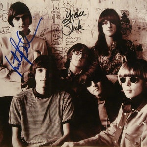 THE JEFFERSON AIRPLANE Signiertes Foto x2 - Grace Slick, Marty Balin w/coa
