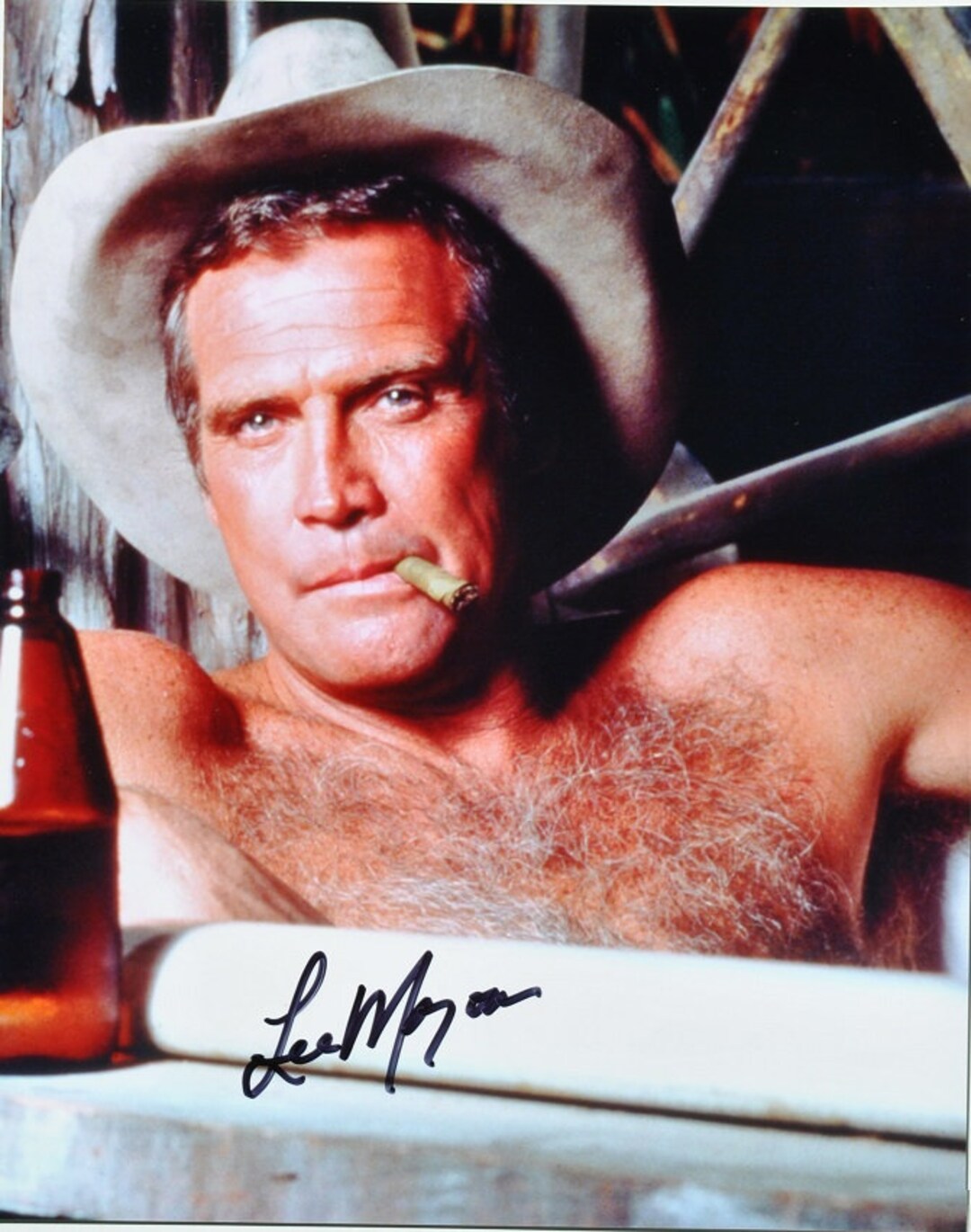 LEE MAJORS Signed Photo Fall Guy, Six Million Dollar Man W/coa Etsy