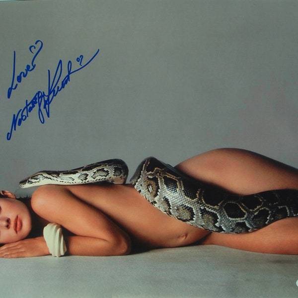 NATASSIA KINSKI Foto firmada 11 "x 14" con coa