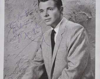AUDIE MURPHY Signiertes Foto - To Hell And Back w/COA