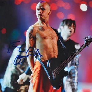 FLEA SIGNED PHOTO - Michael Balzary, Red Hot Chili Peppers w/coa