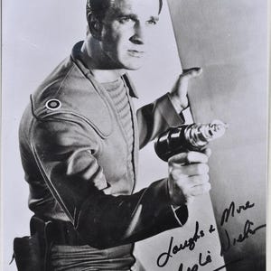 LESLIE NIELSEN - FORBIDDEN Planet Signed Photo w/coa