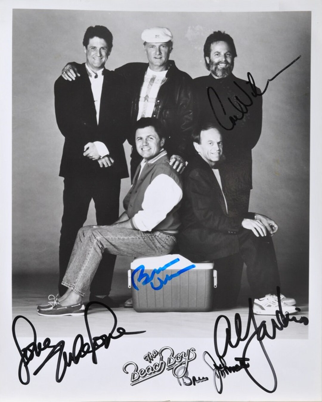 The Beach Boys X5 Signed Photo Brian Wilson Carl Wilson Etsy The Beach Boys X5 Signed Photo Brian Wilson Carl Wilson Etsy