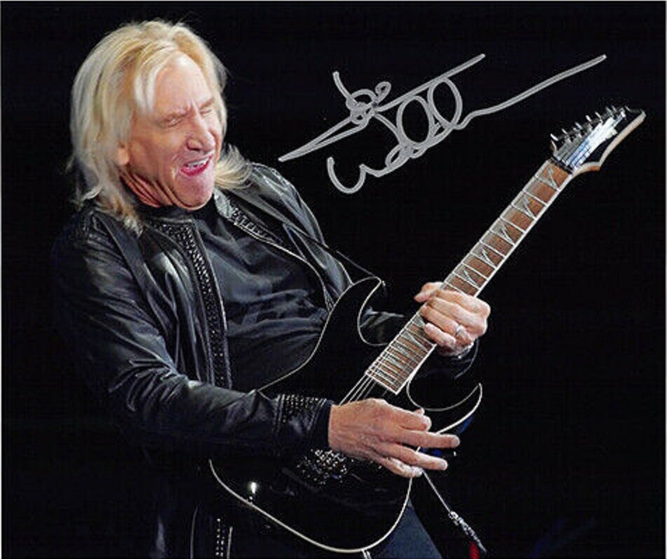JOE WALSH Signed Photo - The Eagles - James Gang w/COA