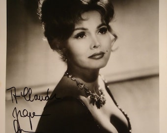 ZSA ZSA GABOR Signed Photo  w/coa